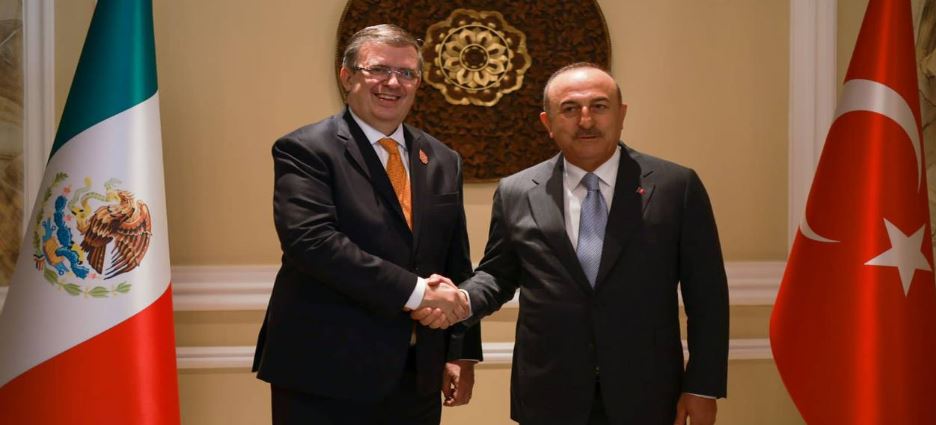 Marcelo Ebrard anuncia visita del presidente turco