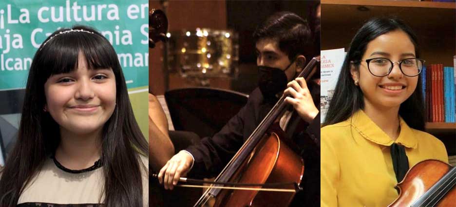 Tres sudcalifornianos a la Orquesta Sinfónica Infantil de México