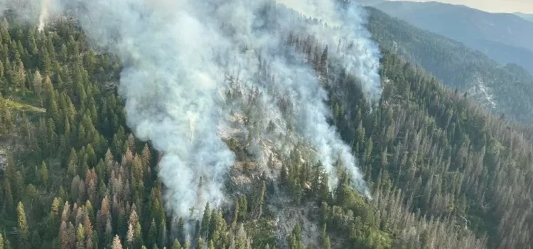 Incendio cerca de Cascada: Avances en contención y condiciones climáticas cambiantes