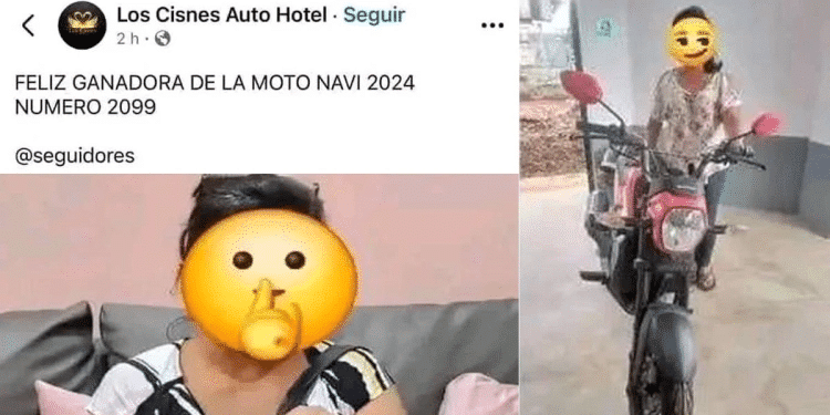 ¿Mala o buena suerte?: damita no pudo explicar cómo ganó rifa para clientes de un autohotel ¿Mala o buena suerte?: damita no pudo explicar cómo ganó rifa para clientes de un autohotel