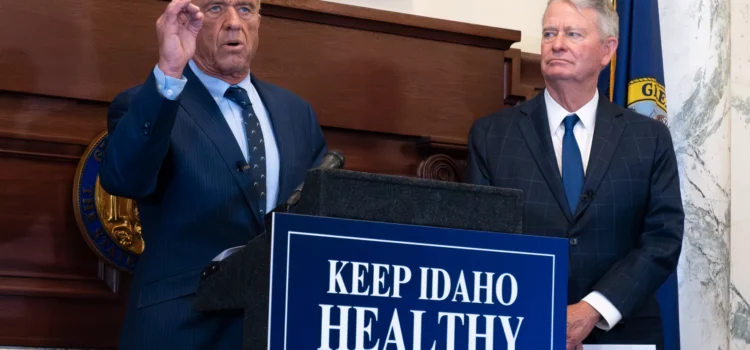 RFK Jr. llama a Idaho el “hogar de la libertad médica” durante una breve visita