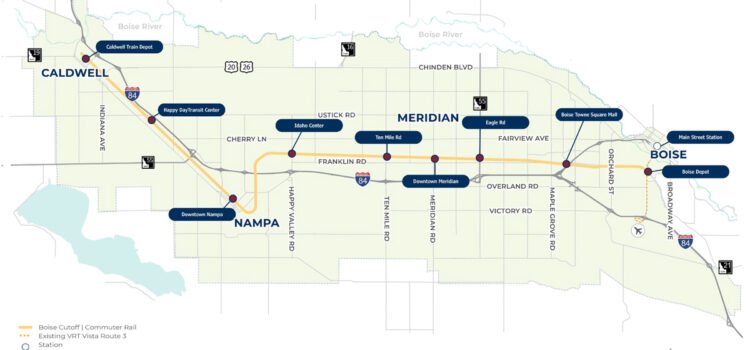 Boise, Idaho, avanza hacia el desarrollo de un servicio ferroviario