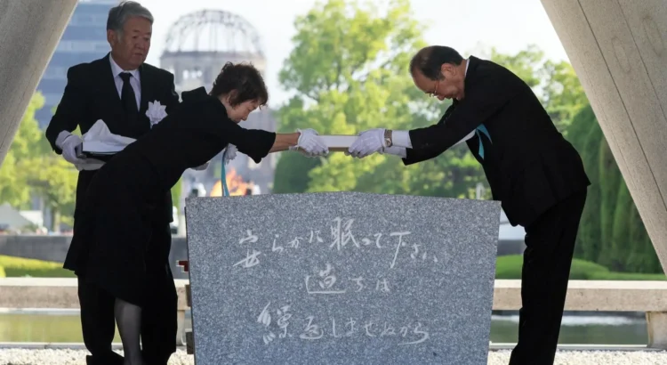 Japón conmemoró el 80° aniversario de la bomba atómica en Hiroshima