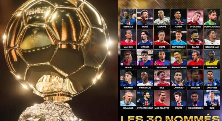 El Balón de Oro 2025 ya tiene a sus nominados
