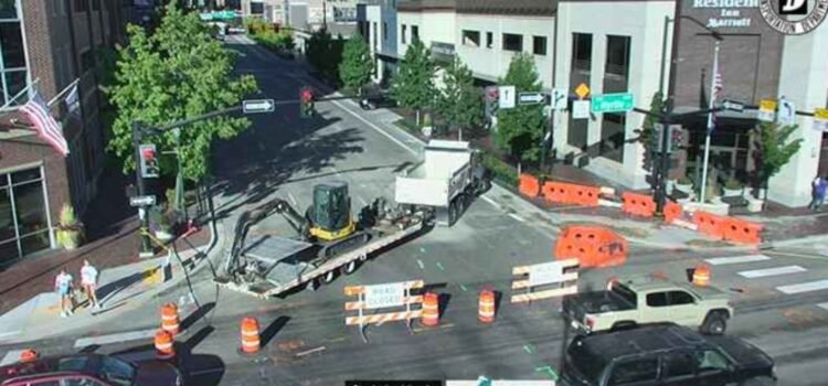Una ruptura geotérmica cierra un tramo de Capitol Boulevard en el centro de Boise