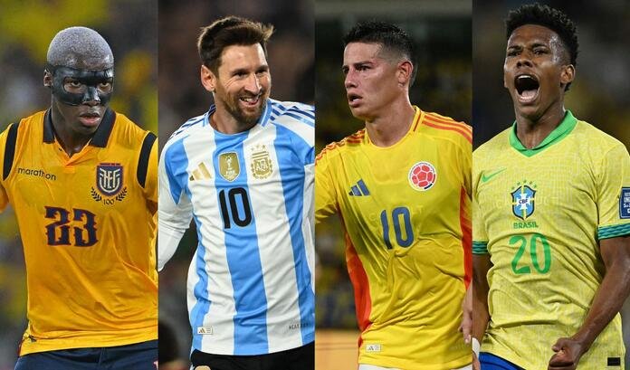 Estas son las selecciones de Conmebol clasificadas al Mundial Estas son las selecciones de Conmebol clasificadas al Mundial