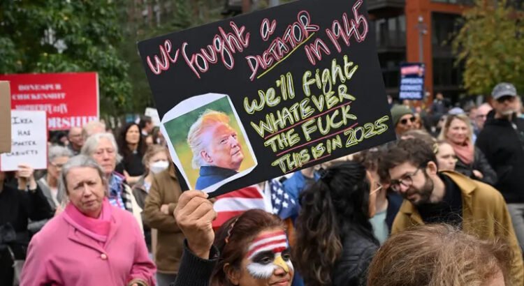 ‘No Kings Day’ en Estados Unidos: Rechazan Forma de Gobierno de Donald Trump