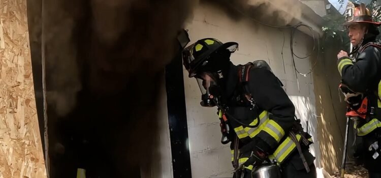 Departamento de Bomberos de Boise utiliza edificios donados para entrenamientos realistas