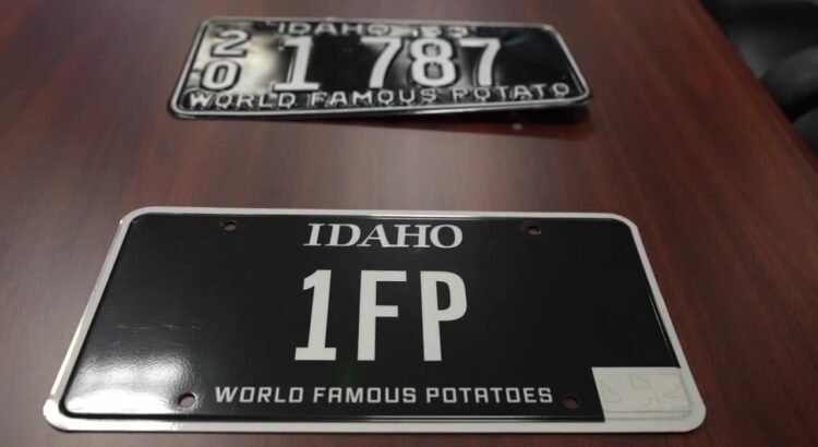 Las matrículas antiguas de Idaho generan millones