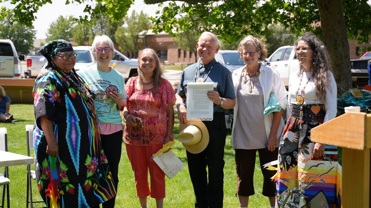Los habitantes originarios del valle de Boise fueron homenajeados en su decimoquinta reunión anual.