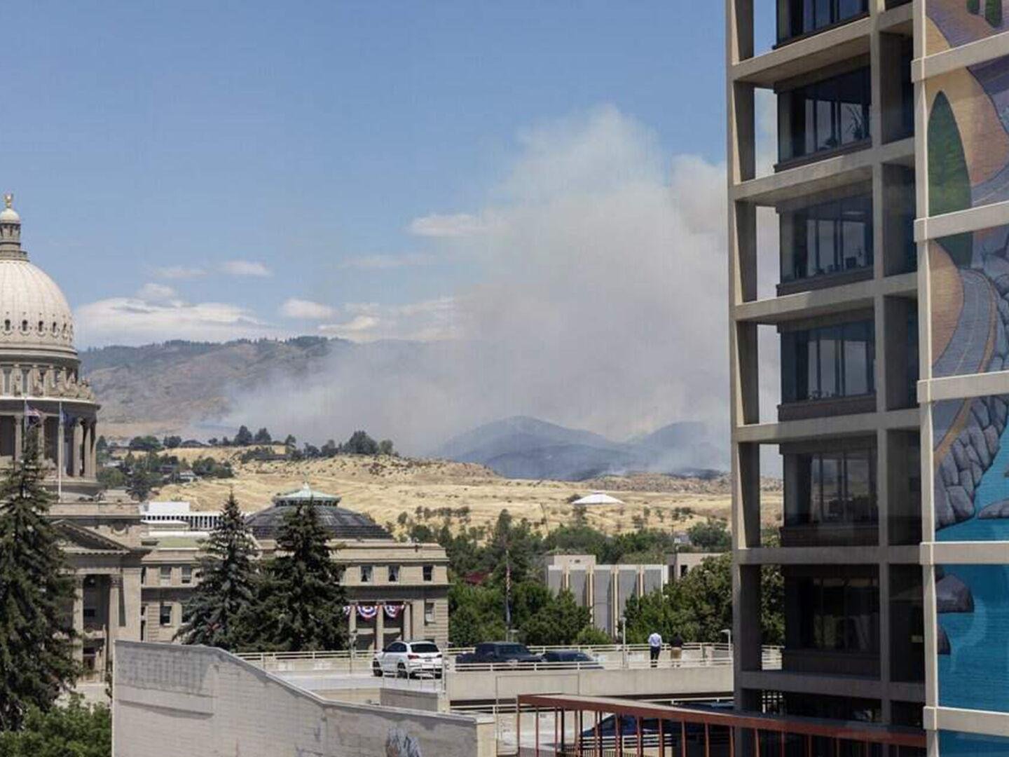 Boise reduce la evacuación por el incendio de Claremont al nivel 1.