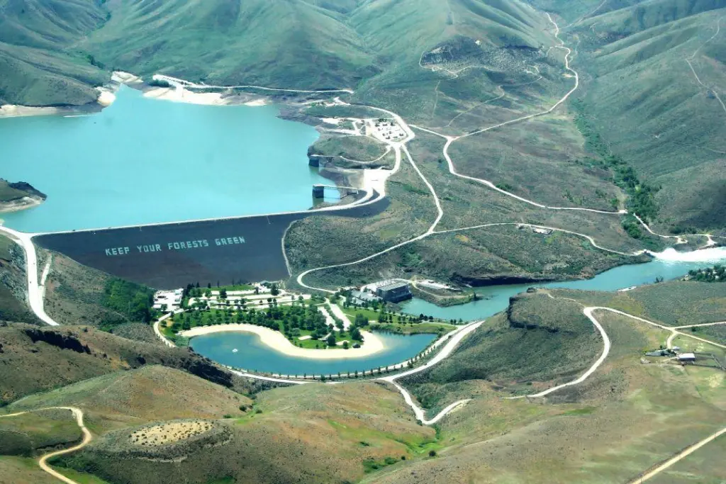 El descenso anual del nivel del embalse de Lucky Peak comenzará antes de lo previsto.